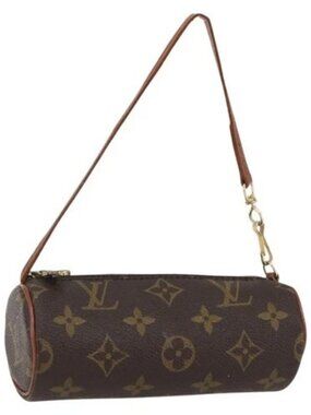 LOUIS VUITTON Monogram Papillon Pouch LV Auth